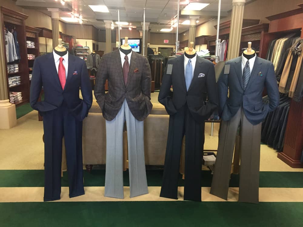 men's suits and clothing