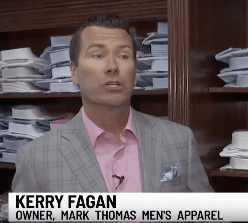 Kerry Fagan of Mark Thomas Men's Apparel discusses men's fashion